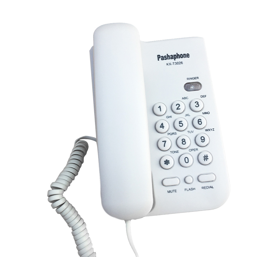 Hotel quadrante rapido ID chiamante aziendale telefono fisso telefono fisso a parete suono forte Home Office plastica Mini telefono portatile con filo