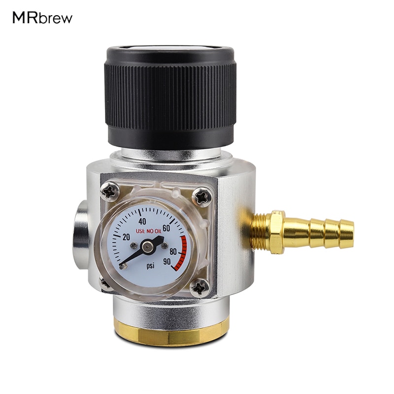 Cerveja em casa Garrafa de Refrigerante CO2 Mini Carregador de Regulador de Gás CO2 T21 * 4 0-90 PSI Keg Carregador para europeu Garrafa de Refrigerante Cerveja Kegerator