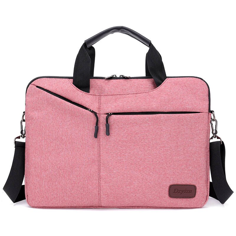 business bag for man satchel men messenger bag laptop briefcase women borsa computer borselli uomo bolso para portatil mujer: Pink