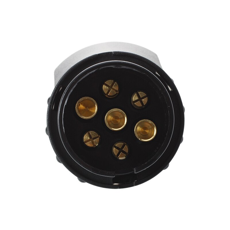 7 To 13 Pin Adapter Trailer 12V Caravan Truck Towbar Towing Electrical Converter N Type Plastic