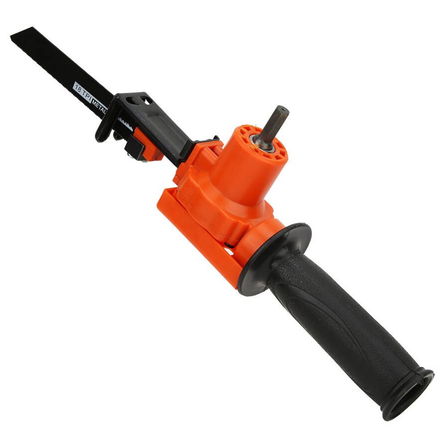 Grass Cutter Cutter Grass Trimmer Reciprocating Saw Attachment Adapter Change Electric Drill into Saw for Wood Metal PVC