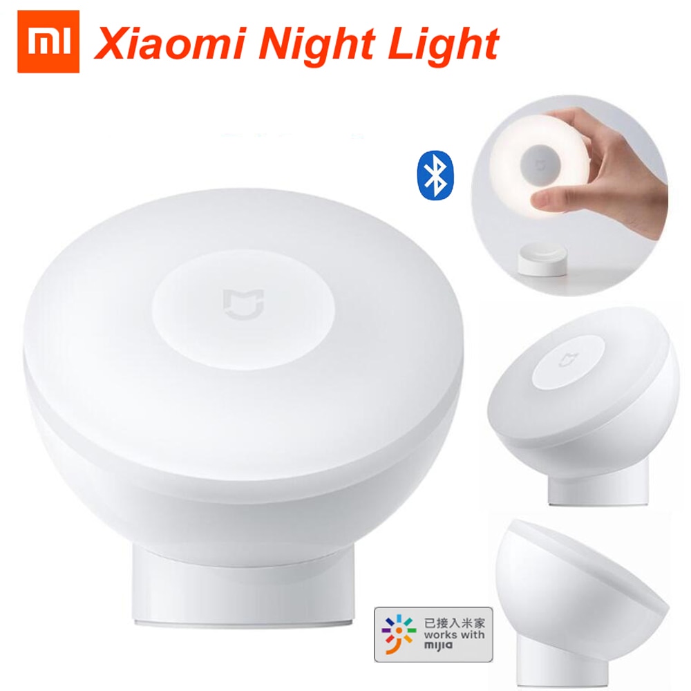 Xiaomi Mi Mijia Led Nachtlampje 2 Bluetooth Versie Magnetische Aantrekkingskracht Lamp 360 Bestanden Verstelbare Infrarood Body Motion Sensor