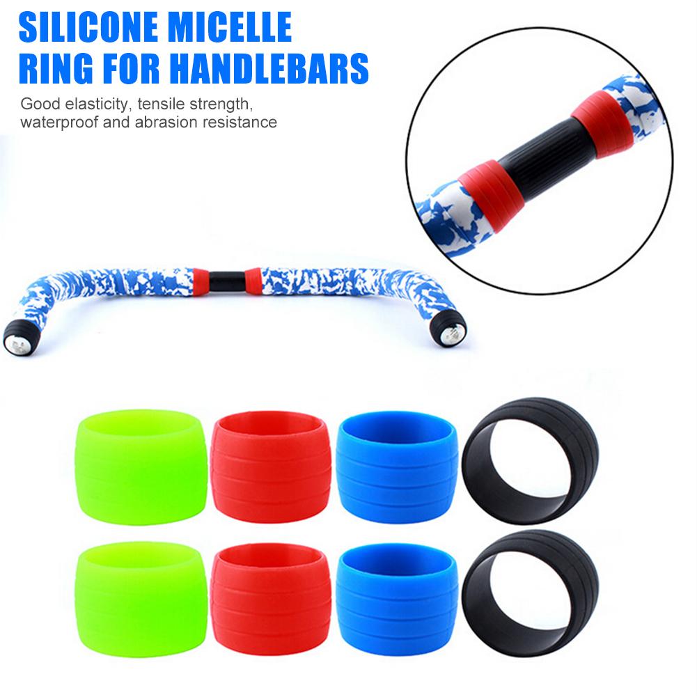 1 par de tapones de silicona para manillar de bicicleta, resistentes al agua y al desgaste, tapón de silicona para bicicleta de montaña y carretera