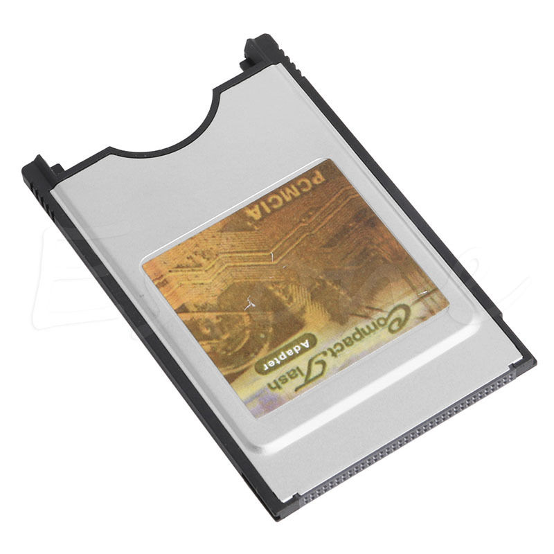 Compact flash cf till adapter kortläsare pc-kort pcmcia för bärbar dator