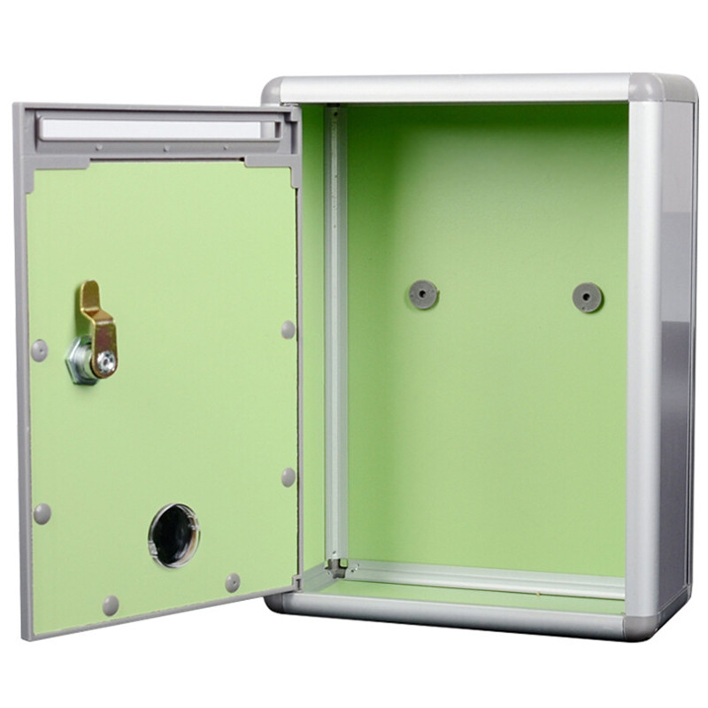 Jahrgang-Aluminium-Legierung Eisen knapp Halfter Gestell AbschließBar Sichere Post knapp Post Kasten Briefkasten Post Kasten für Garten Ornament Dekor