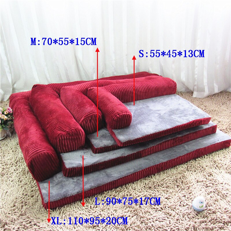 Cama para perro extraíble, camas grandes para perros, casas de Material suave, nido para mascotas, sofá de Caseta de perros, alfombrilla para cachorro, perro, gato, , Bet S/M/L/XL