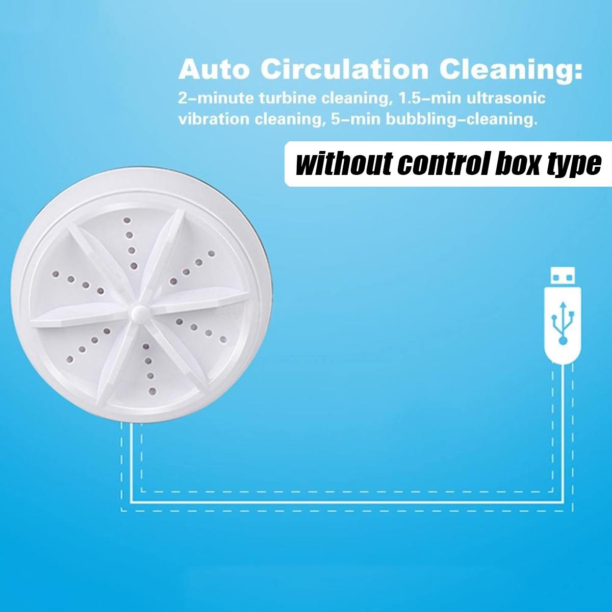 Mini Ultrasonic Washing Machine remote automatic Washer Prevent Winding Wave Wheel Laundry machine portable Household dormitory: without remote