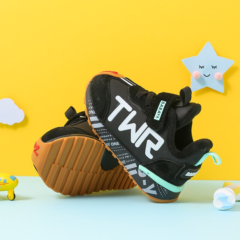 Babaya bambino ragazze ragazzi inverno stivali infante bambino piccolo peluche barca caviglia stivali morbido metter il fondo a non-scontrino bambini ragazzo all'aperto cotone scarpe