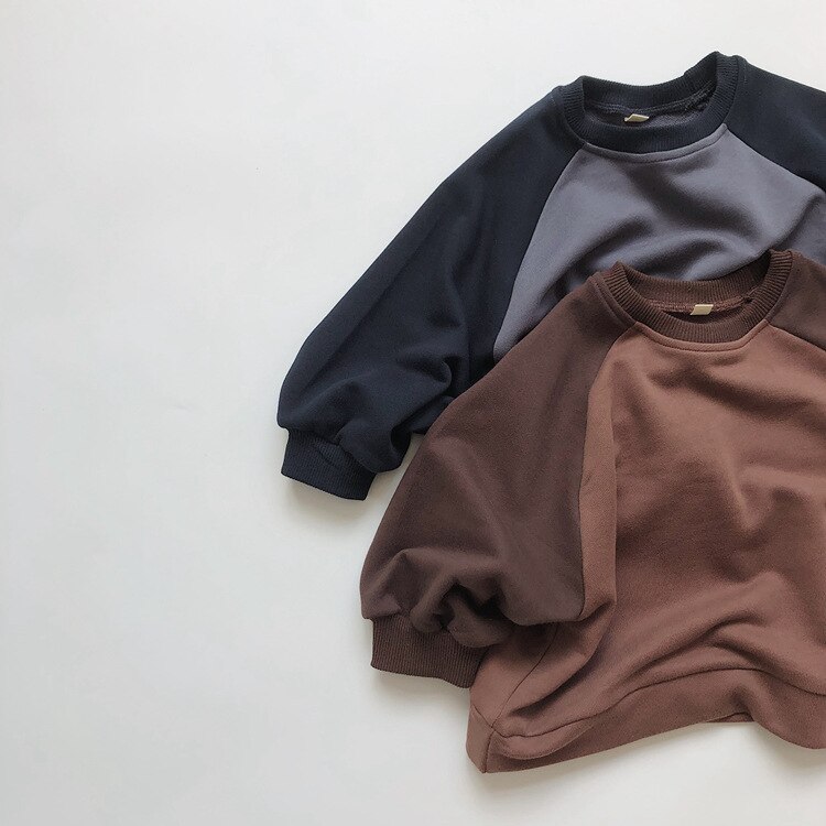 Chandail pour enfants automne coréen manches pull garçons et filles pull à manches longues en vrac