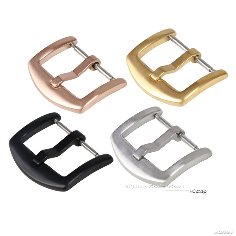 Metalen Horlogeband Gesp 16mm 18mm 20mm 22mm 24mm Mannen Horlogeband Band Zilver Zwart goud Roestvrij Stalen Sluiting Accessoires
