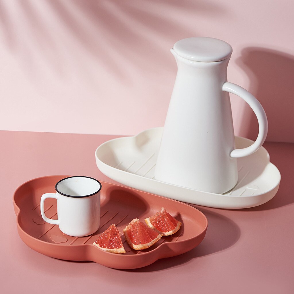 Fruit Plate Cloud Fruit Platter Serving Tray Plastic Light Plate Snack Nut Home Kitchen Storage Box Dessert Box #YL5