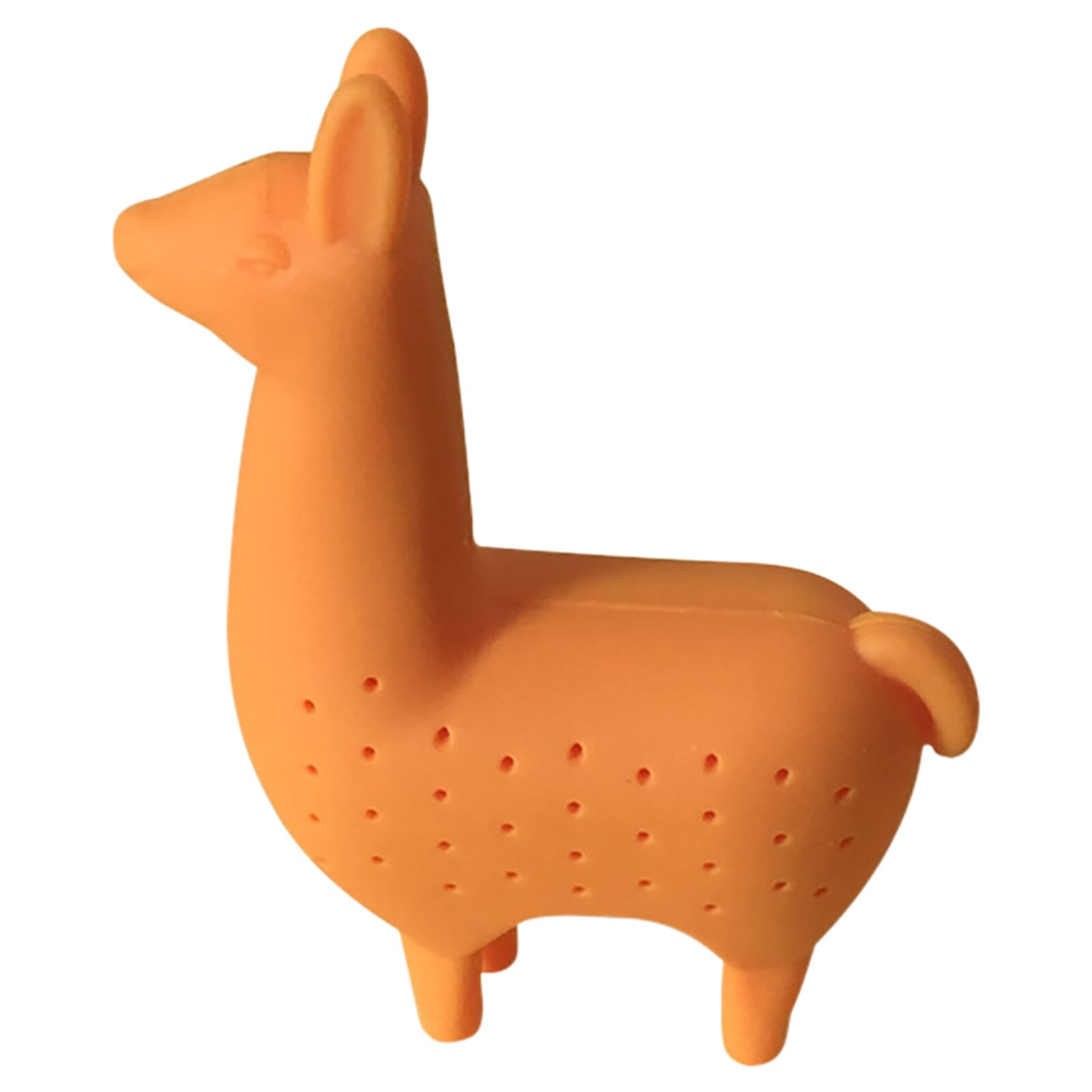 Tea Infuser Food Silicone Grade Alpaca Shape Tea Infuser Strainers Filter Loose Silicone Diffuser Reusable Infuser: Default Title
