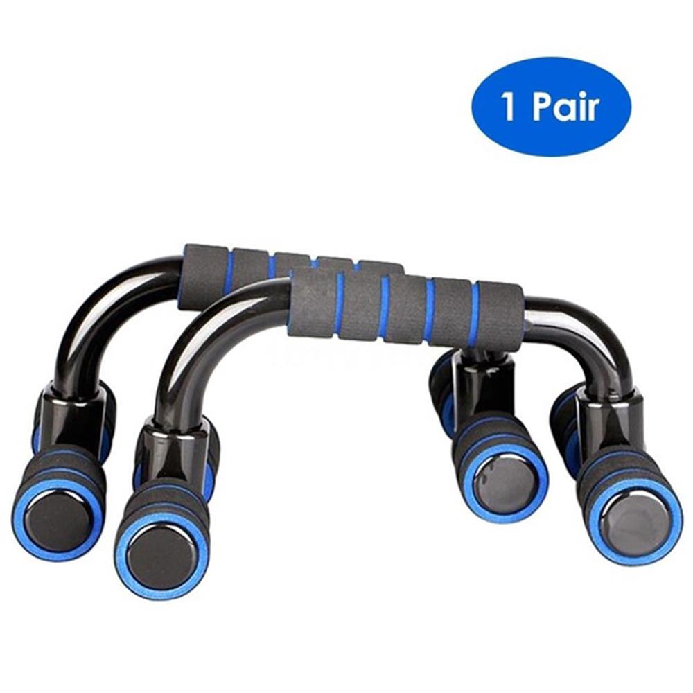 2 stk push up stand bar fitness stande i-type håndtag svampe grip bars gym muskel træning pushup bryst træner bodybuilding: Gul