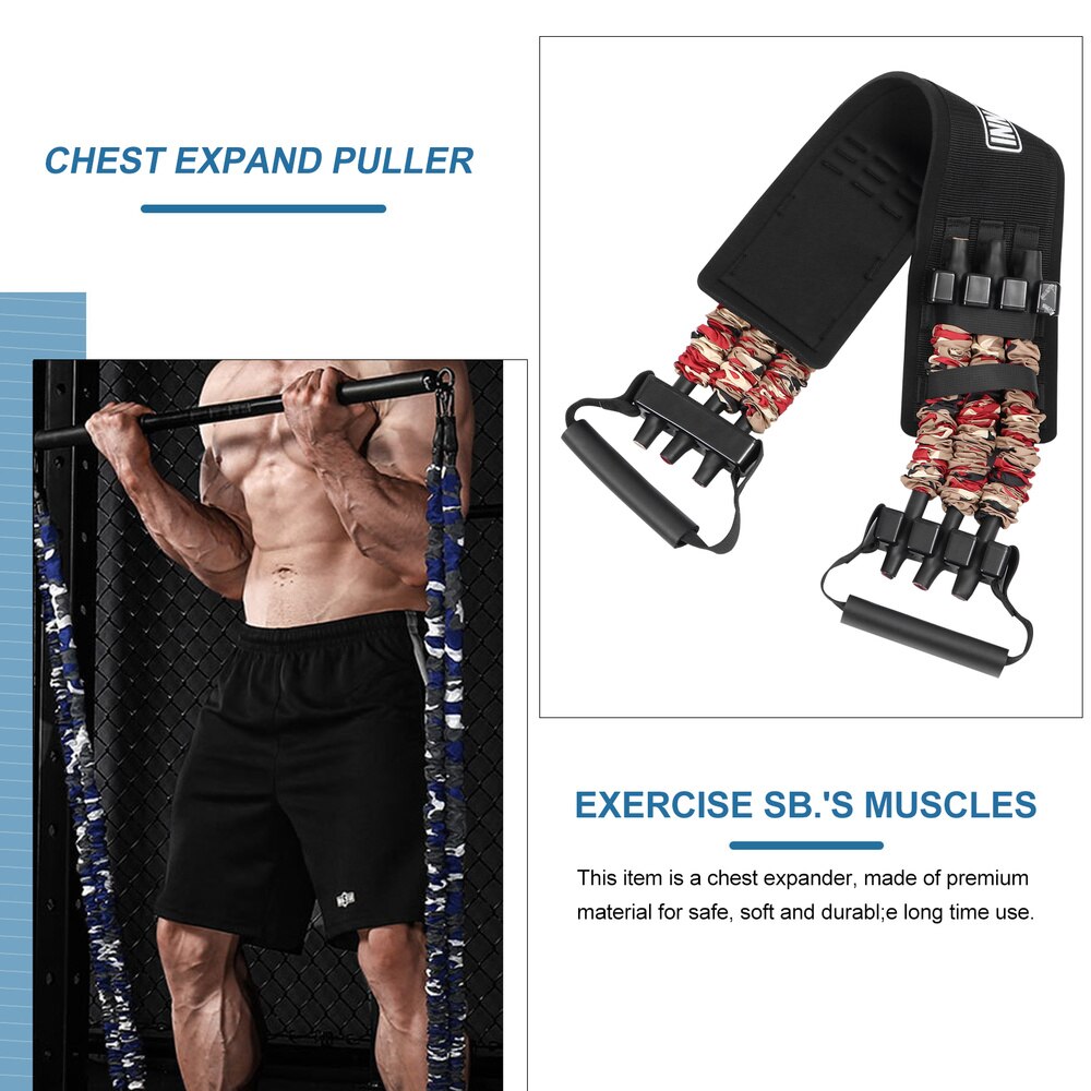 Bench Press Stretcher Chest Expander Bench Press Elastic Resistance Bands
