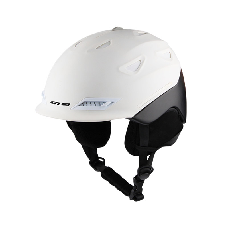 GUB Ski Helm Integraal-gegoten Multi-functionele sport helm voor Fietsen Schaatsen Skateboard Skiën Mannen Vrouwen Winter Ski helm: White