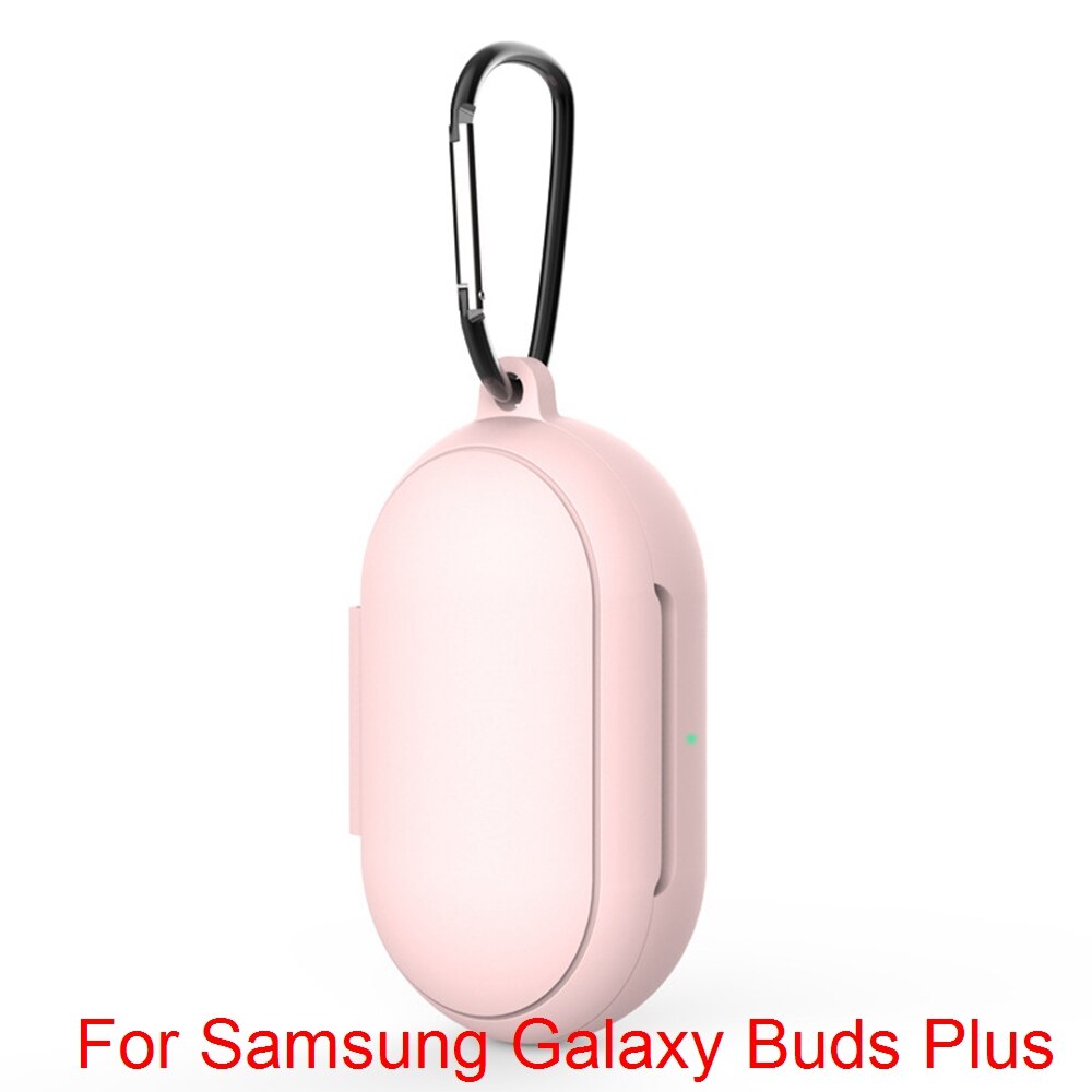2 in 1 Soft Silicone Protective Case Cover For Samsung Galaxy Buds Plus Metal Colorful Sticker For Samsung Galaxy Buds Plus: 02 Only Case