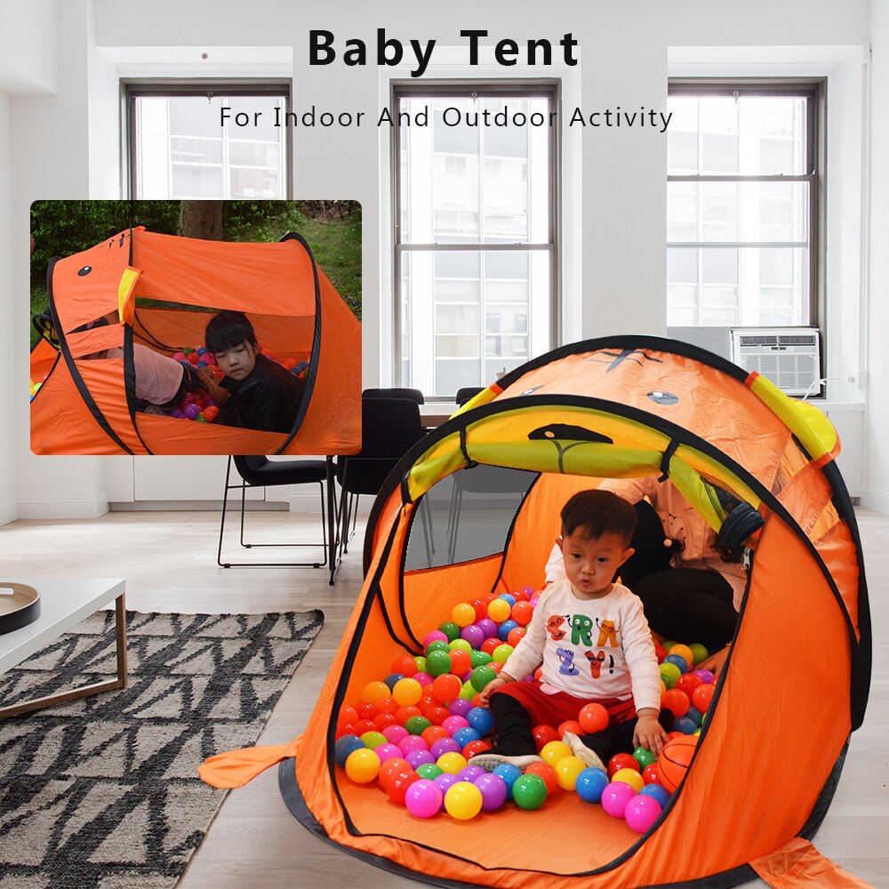 Play Tent Baby Toys Ball Pool Pit Beach Sun Shelter UV Protection Portable Shade Pool for Infant Indoor Outdoor Activity