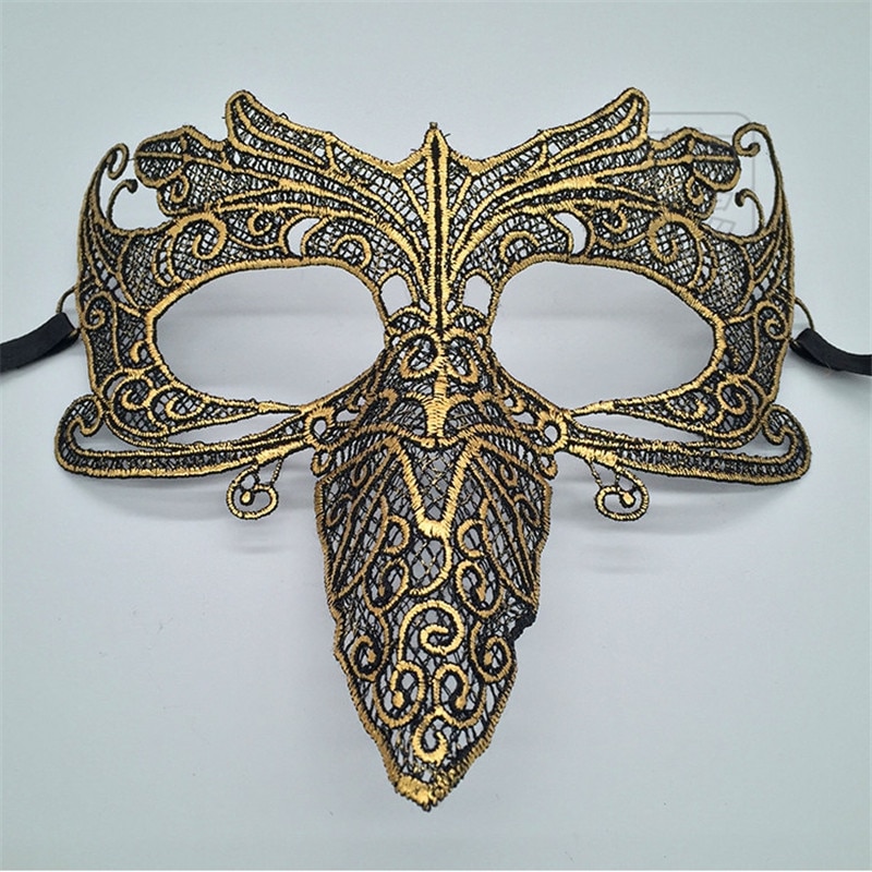 Parrot Lace Mask Halloween Masquerade Performing Mask