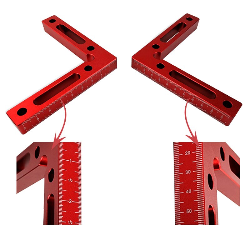 120x120mm Precision Positioning L Squares Block 90 Degree Positioning Right Angle Ruler Clamping Measure Tools