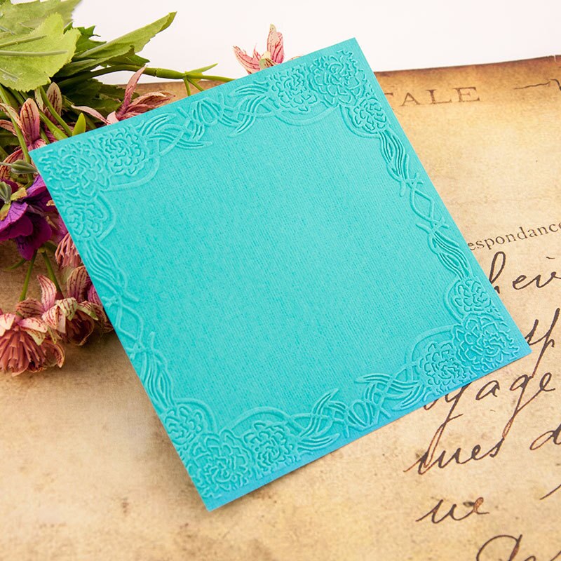 flower frame Embossing Folders for Papers Photo Album Making Cards Supplies DIY 3D Plastic Scrapbooking Cutting Dies
