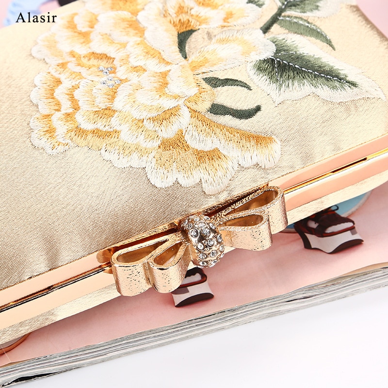 alasir Embroidered evening bag crossbody bags handmade evening dress clutch female retro cheongsam clutch bag