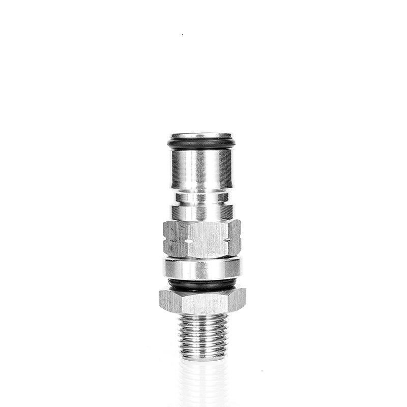 Homebrew 19/32-18"UNF Ball Lock Post With 1/4 Inch Thread Bulkhead Assembly Bulkhead Gas/Liquid Ball Lock Corny Keg Adapter: GAS