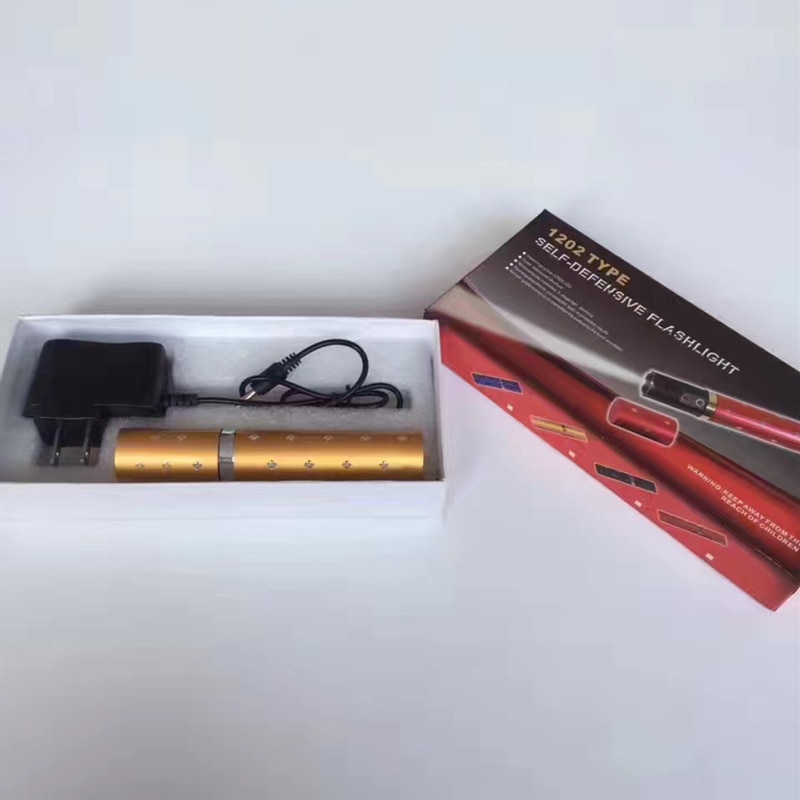 Flashlight Stun Gunn Electric Shock Batons Stick For Iphoned Phone Case Hang