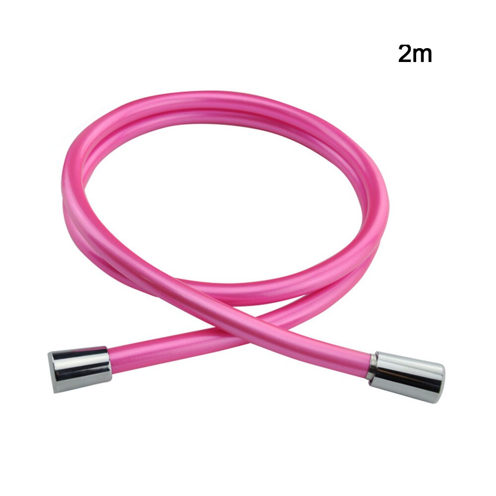 Flexible PVC Shower Hose PVC Hand Shower Hose Shower Head Bath Hose: A9 2M