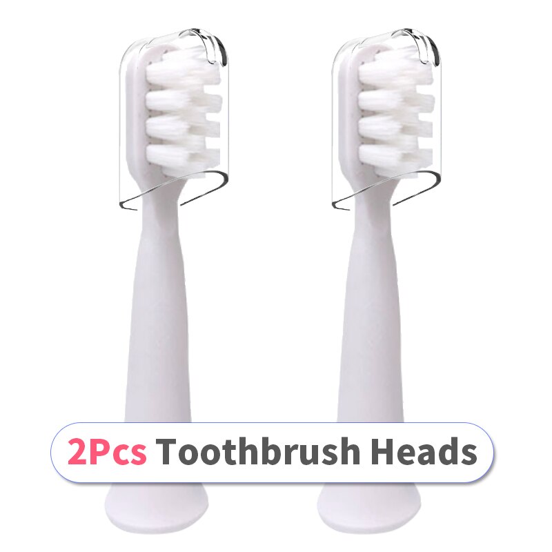 Børstehoveder til xiaomi mijia  t100 tandbørstehoveder tandkødspleje bløde tandbørstehoveder med beskyttelseshætter til sund børstning: 2 stk børstehoveder