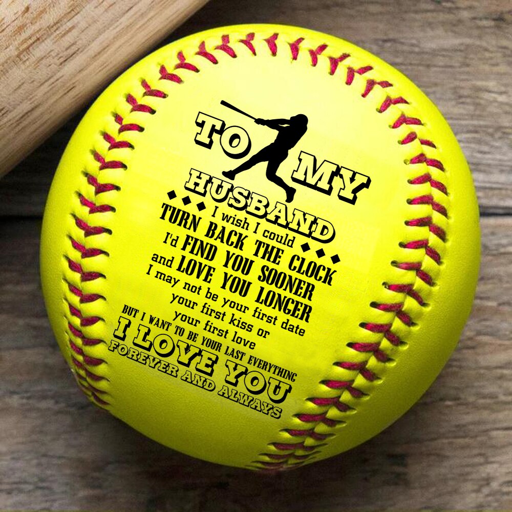 A mio marito, vorrei poter tornare indietro l'orologio Baseball Ball softball