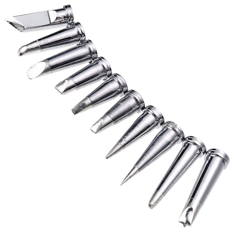 Jeu de pointes à souder durables 10 pièces pour Station de soudage Weller WSD81 WD1000 WSP80 WP80 LT