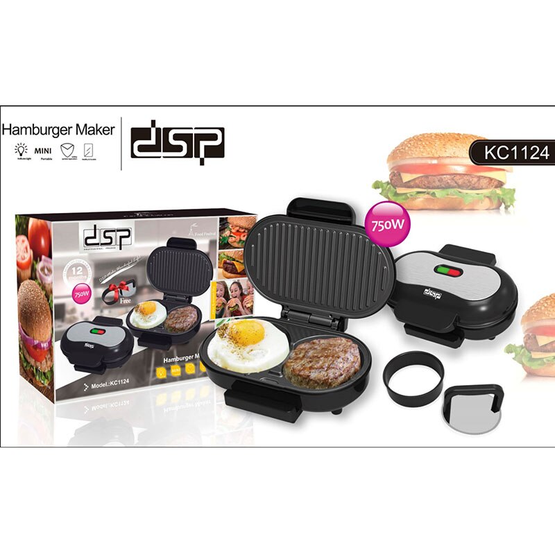 220v mini multifunktionel morgenmad bøf maskine burger maskine omelet panini sandwich maskine husholdning grill maskine