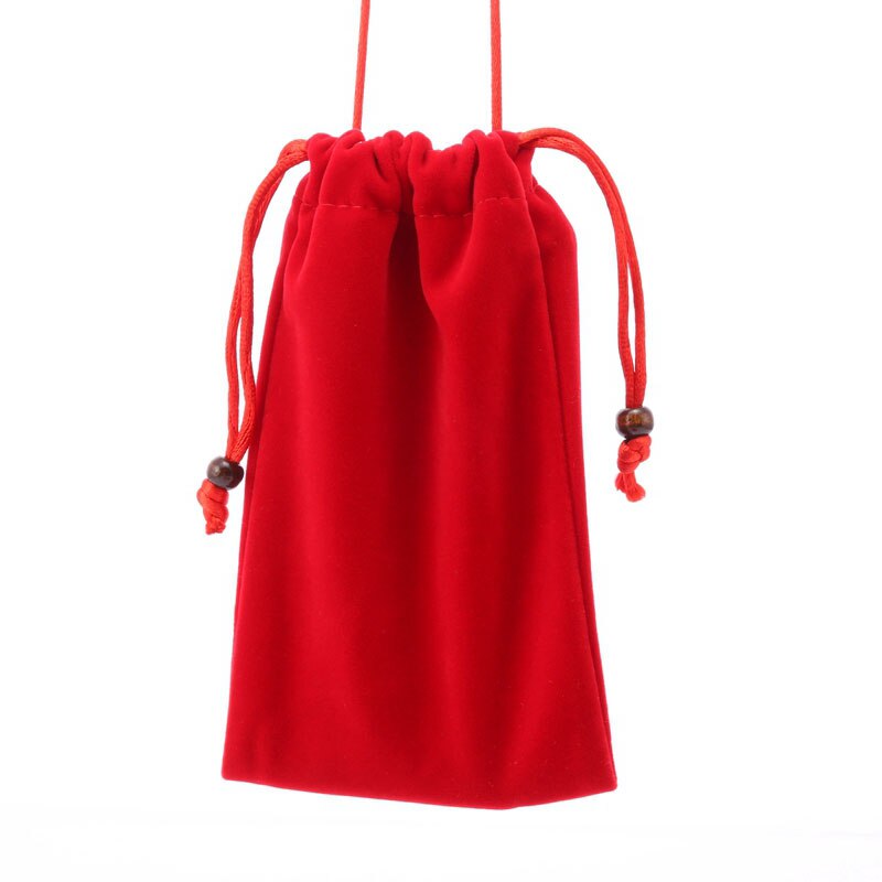 6.3 inch Universele Katoen Neck Strap Sleeve Phone Bag Case cover voor Samsung Note9 voor huawei Mate 20 P20 voor Xiaomi 8 SE: A size 5.0inch / Rood