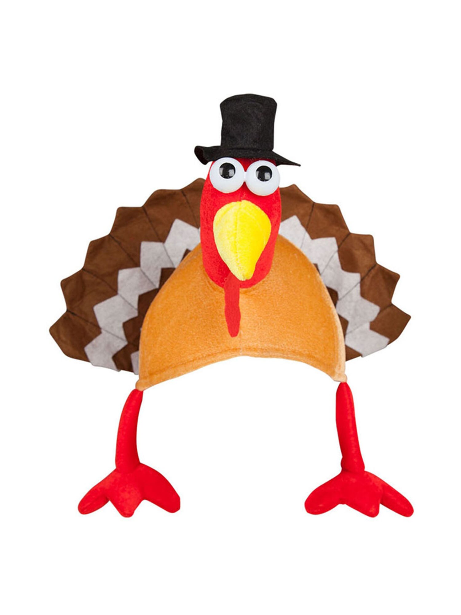 Hat Turkey Hat Chicken Leg Hat Thanksgiving Decoration Adult Carnival Festival Hat for Event Party: B