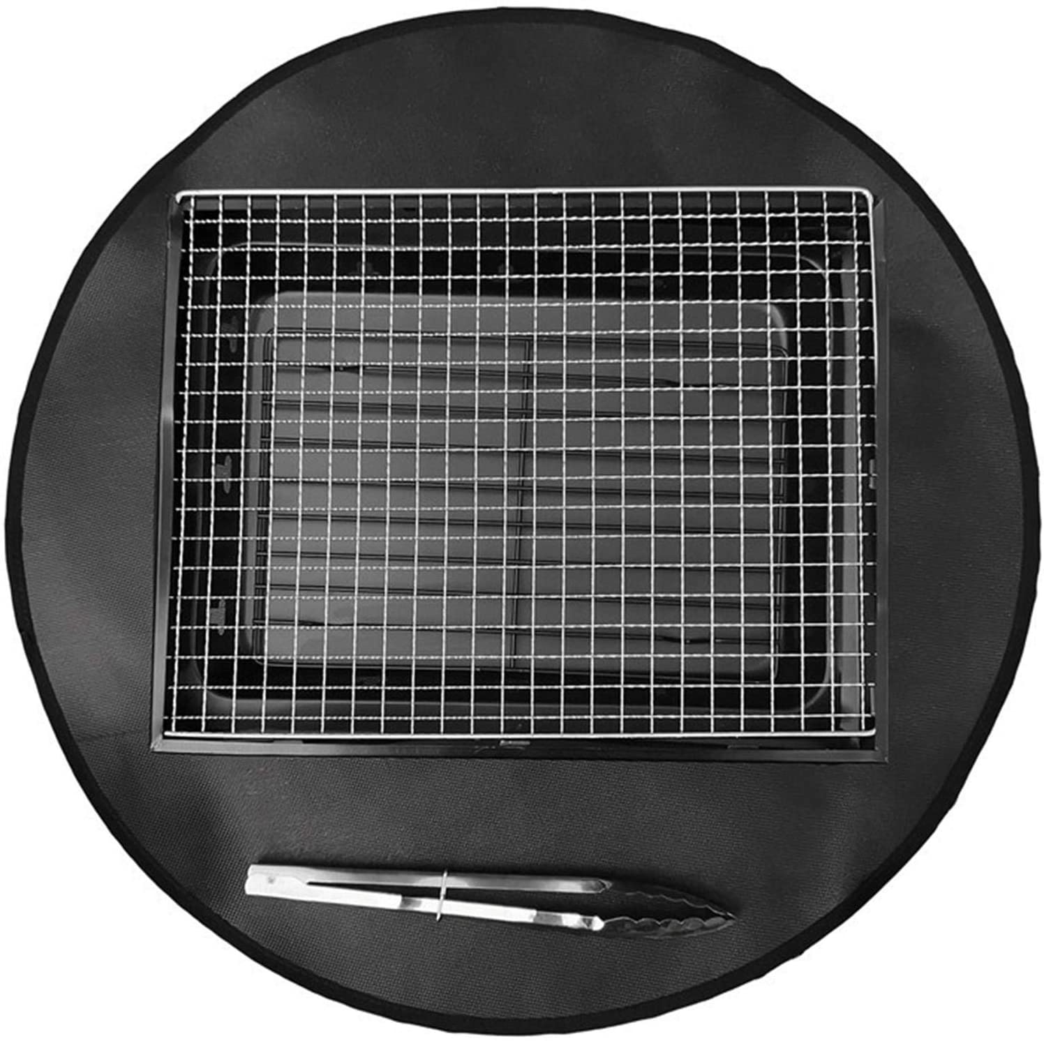 36'' Fire Pit Mat, Fireproof Mat, Round Under Grill Splatter Mat Fire Pit High Temp Mat Bonfires Lawn Patio Deck Defender