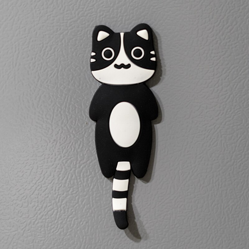 Refrigerator Hooks Magnetic seamless Fridge Magnets Cartoon Cute Pet Home Fridge Sticker Coat Hanger Key Holder Storage Hook: 01