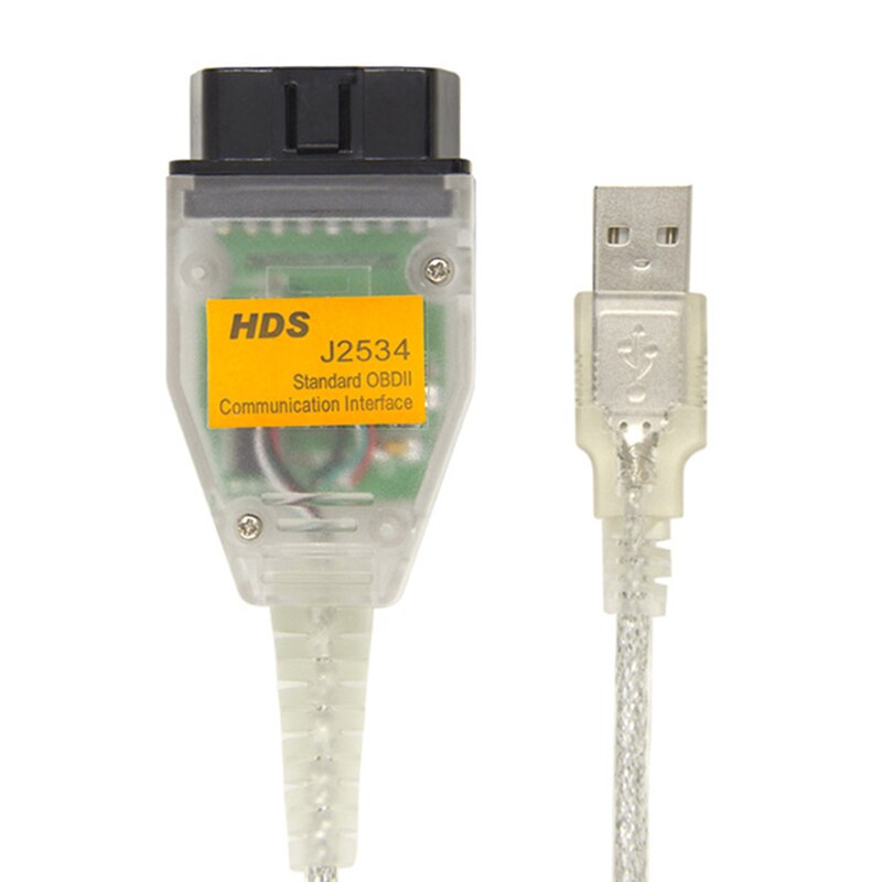 Hds  j2534 usb -kabel til honda obd 2 mini vci interface  j2534 diagnosekabel til toyota lexus scion tis techstream