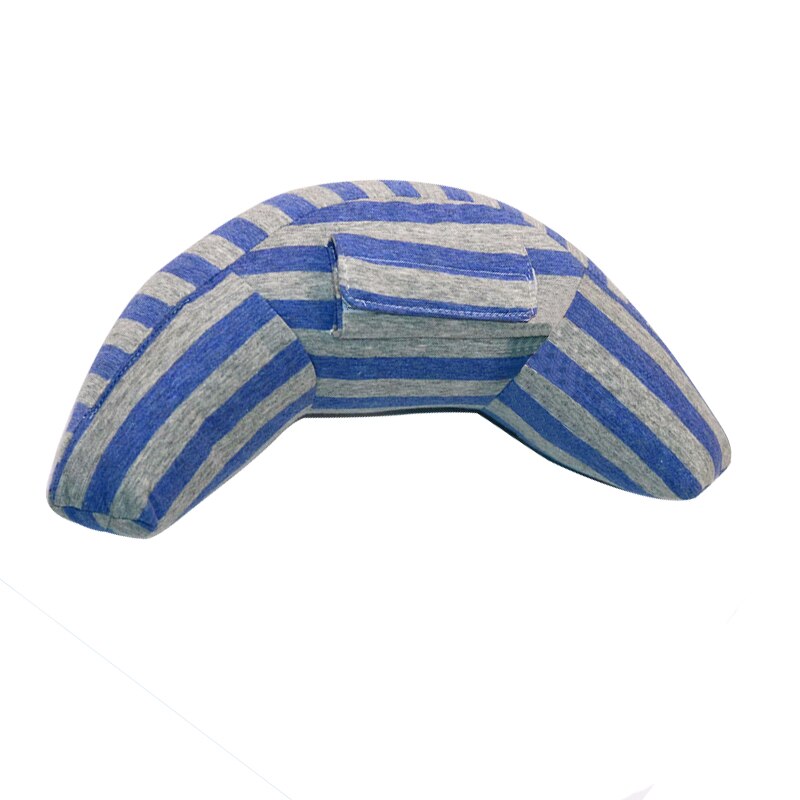 1 pc låve bilsete nakkestøtte pute skulderstøttepute bomull myk søvnpute: Blå