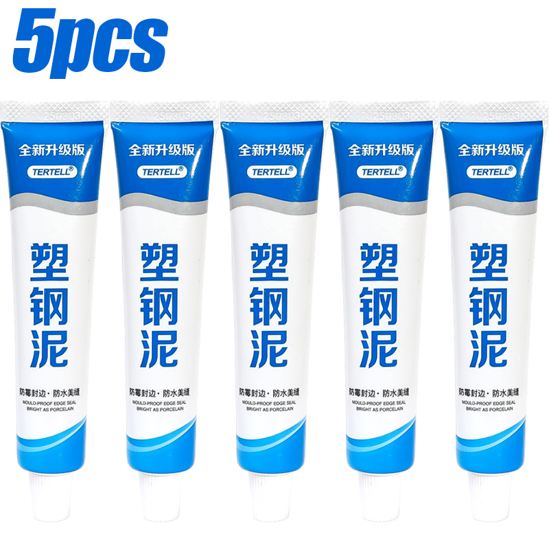 Multipurpose Sealant Plastic Steel Mud Clay Waterproof Glue Kitchen Bathroom Anti-mildew Household Caulking Sealants Adhesives: SKY BLUE