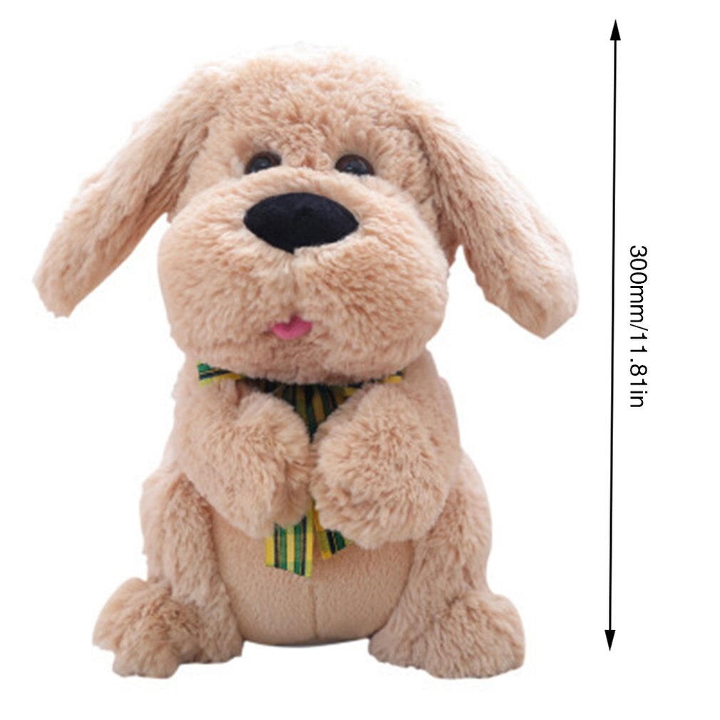 30 cm/40 cm Elektrische Hond Muziek Oren Klapperen Bewegen Interactieve Knuffel Gevulde Animal Zingen Pop Hond Speelgoed voor