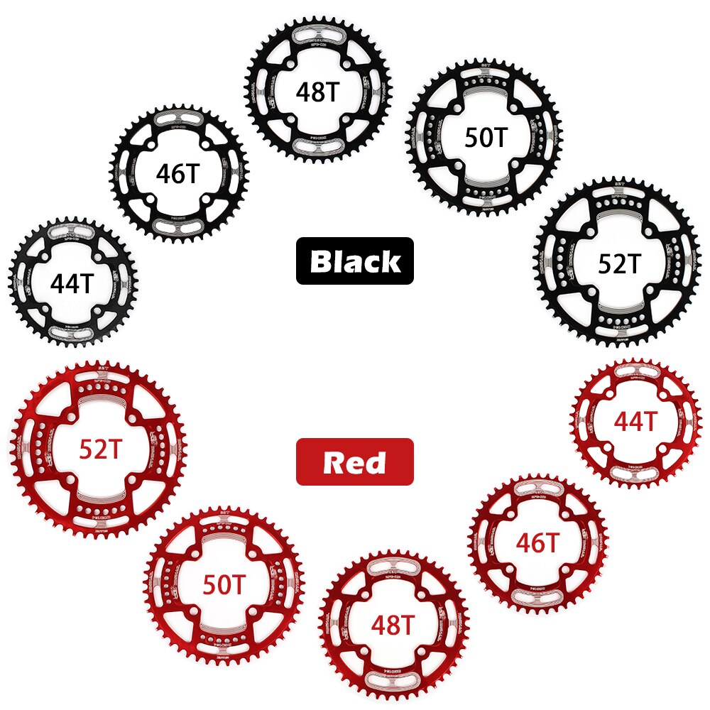 Bdsnail smal breed 104 bcd kettingblad mtb fiets mountainbike kettingblad 44t 46t 48t 50t 52t ketting wielbouten single speed