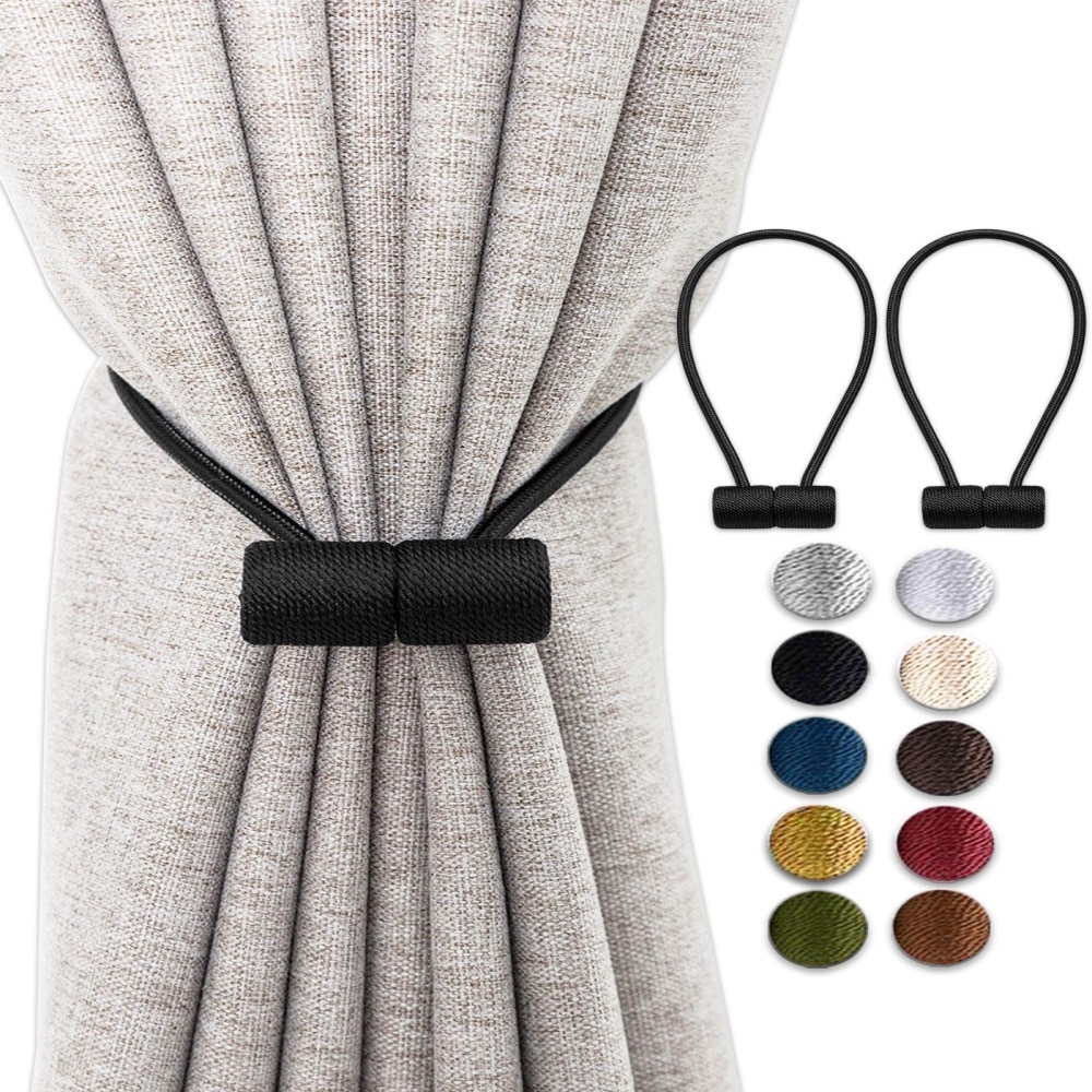 Magnetische Vorhang Raffhalter Gardinen Raffhalter Verbesserte 2 Pack 16 Zoll Dekorative Vorhang halte zurück Vorhang Clip Schnalle für Blackout