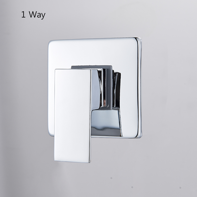 2/3 Manieren Badkamer Accessoires Badkamer Douche Mengkraan Enkel Handvat Wall Mount Koud Water Douche Kraan Messing Cartridge: MULTI