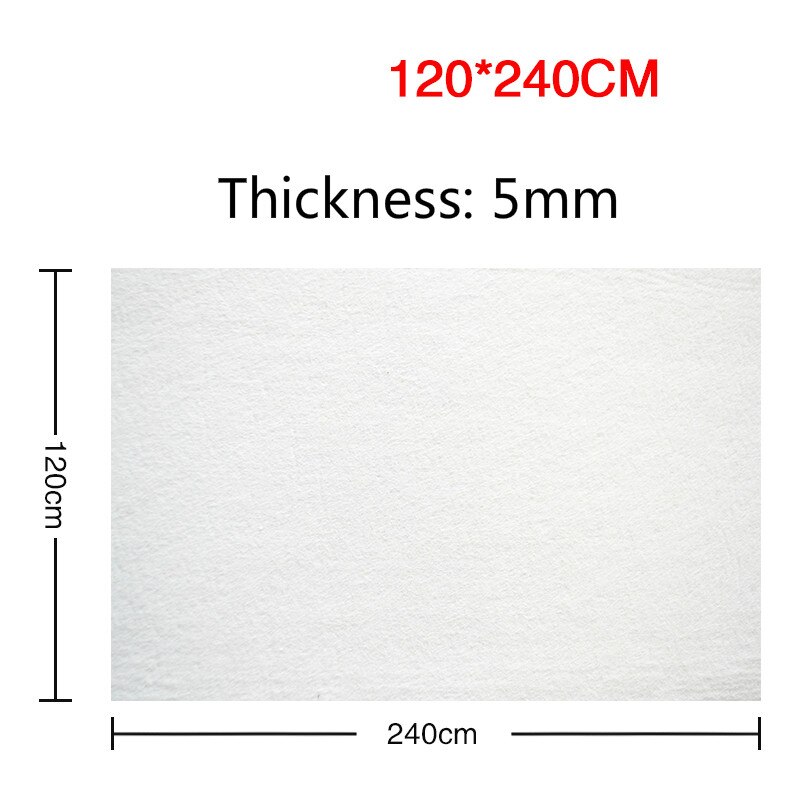 Thickening Calligraphy Painting Pad Chinese Traditional Calligraphy Felt Multifunctional Soft Fiber Writing Felt Table Mat