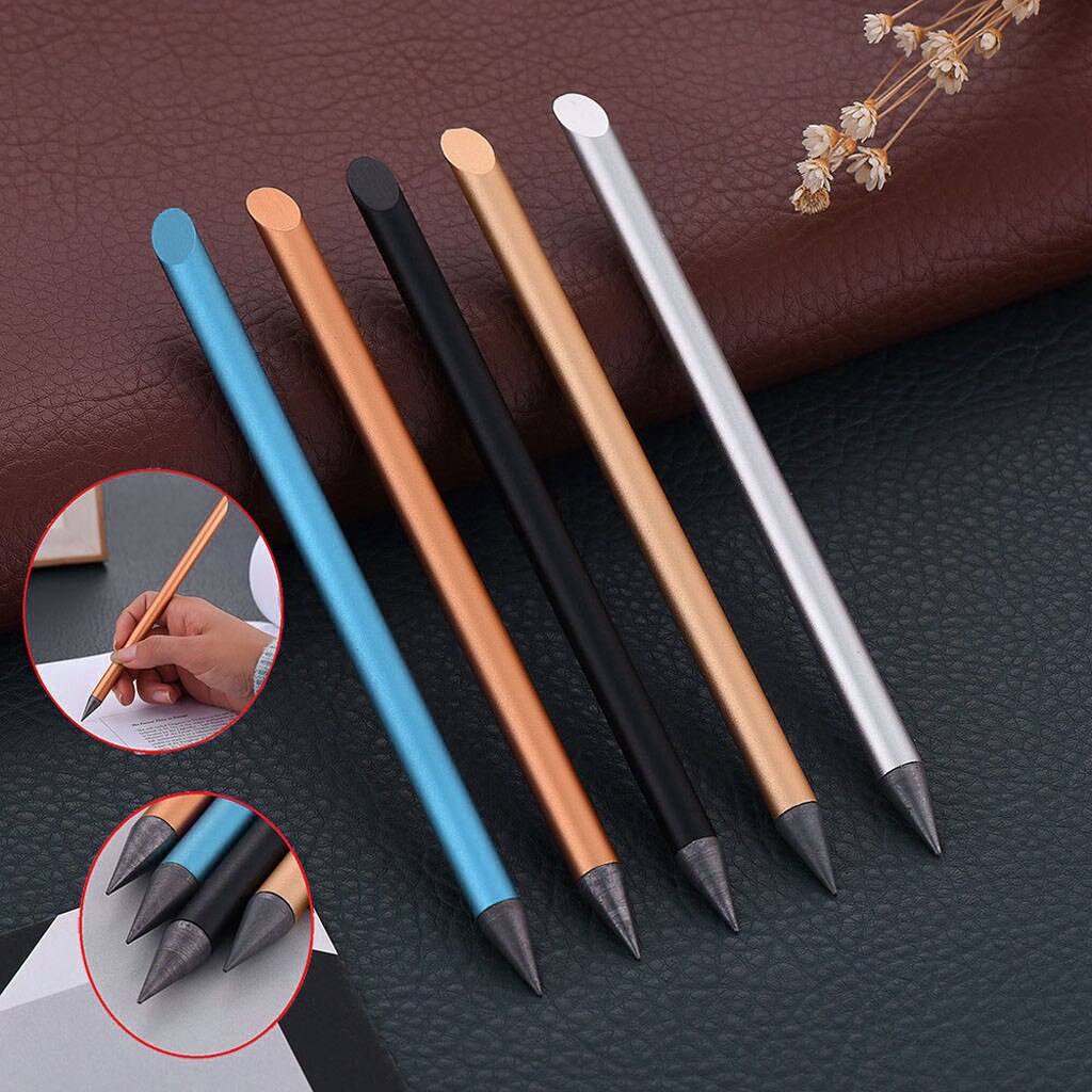 Inkless Eternal Metal Pen Office Sign Pen Collectible School student metal pen children perfect