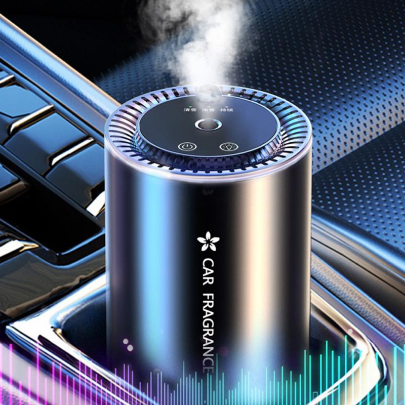 Auto Luchtverfrisser Etherische Olie Geur Diffuser Distributeur Usb Oplaadbare Aromatherapie Lucht Opfriscursus Led Light