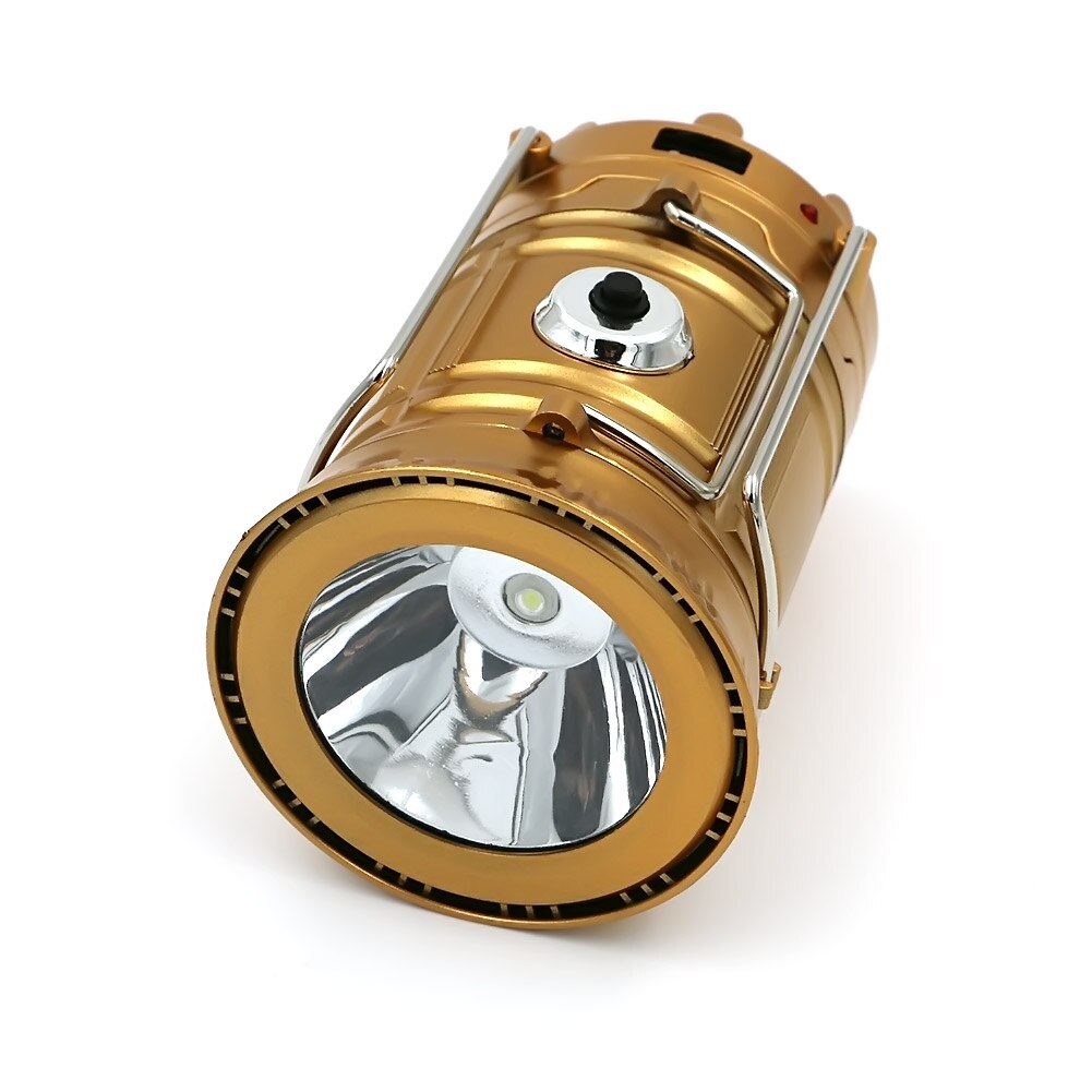 Oplaadbare Solar Camping Lantaarn 300 Lumen 2 LED Lichtbron Poweful Draagbare Camping Lantaarns Outdoor Tent Licht Lamp