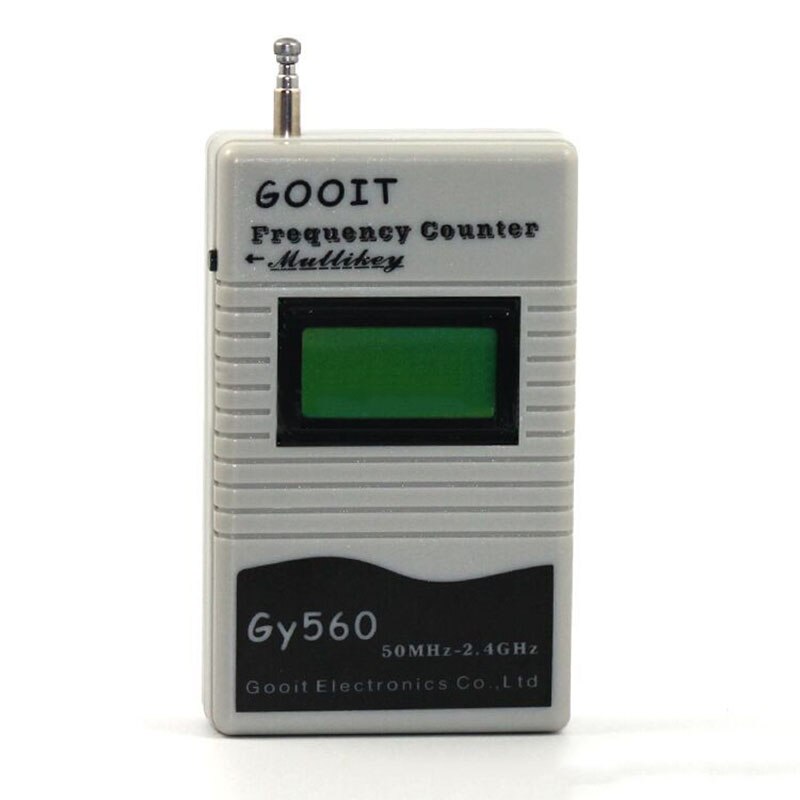 GY560 Contatore di Frequenza mini Maniglia metro per Due modo Radio ricetrasmettitore GSM 50 MHz-2.4 GHz Schermo LCD