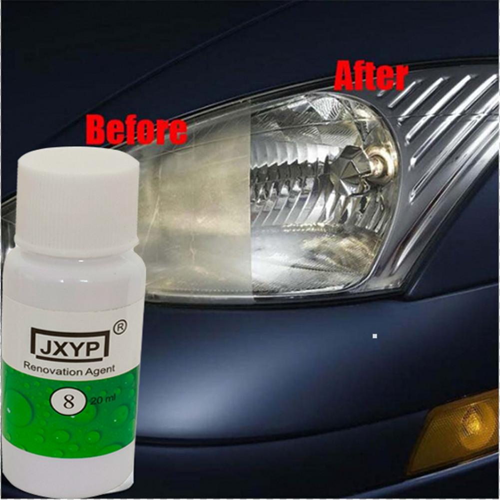 Car Headlight Lens Restorer Agent Headlight Restoration Repair Anti Oxidized Kit Headlight Polishing Cleaner Refurbishment Set