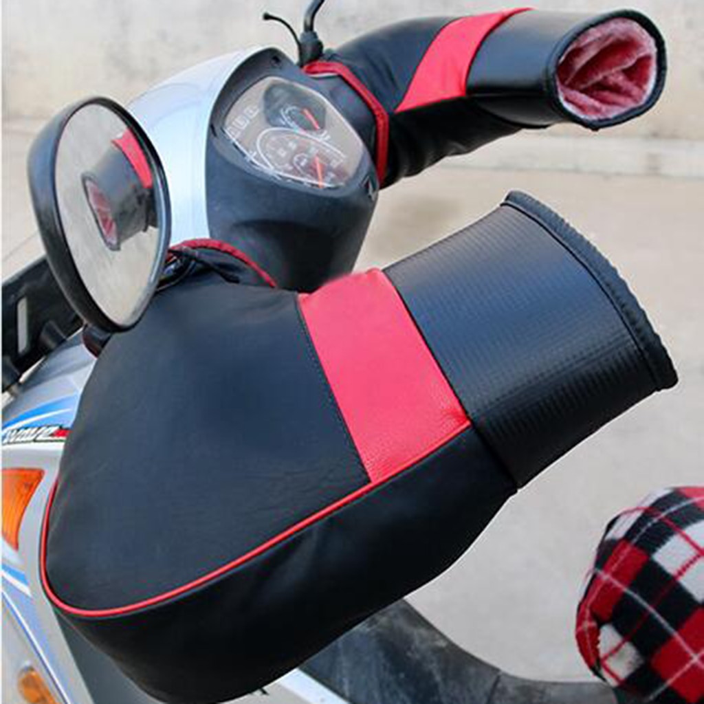 Motorfiets Scooter Stuur Hand Moffen Bar Winter Warmers Winddicht Handschoenen